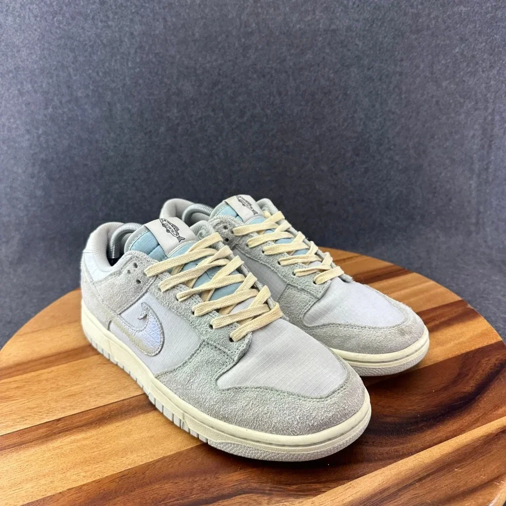 Nike Dunk Low Retro SE Gone Fishing Chinook Salmon Suede Lace-Up DV7210-001 9.5